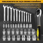 Kit Ferramentas Completo com 110 Peças - Caixa de Ferramentas com Maleta e Jogo de Ferramentas - Imagem 2
