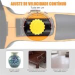Lixadeira Eletrica, 600-3700 RPM Politriz Automotiva, Orbital, Lichadeira Eletrica, Máquina de Lixadeira de Parede, Politriz roto Orbital para Marcenaria/Lixamento, 220V - Imagem 3