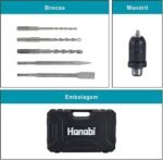 Martelete Perfurador Rompedor 1300W, 26mm, com Acessórios e Maleta - Imagem 2