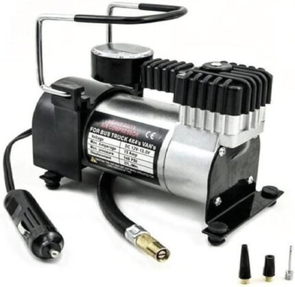 Mini Compressor De Ar Veicular Profissional Portátil 12v 150 PSI